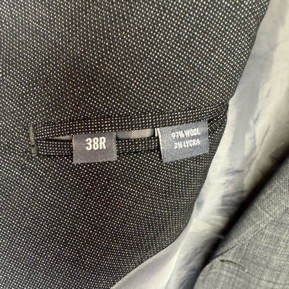 Bonobos Men's Jetsetter Wool Blazer Gray Size 38R Professional Tailored Stretch - Picture 15 of 16